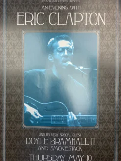 Gig Posters Eric Clapton - 2001 David Dean Poster Dallas, Texas Reunion Arena