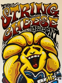 String Cheese Incident - 2017 Jeff Wood Poster Morrison, CO Red Rocks Colorado