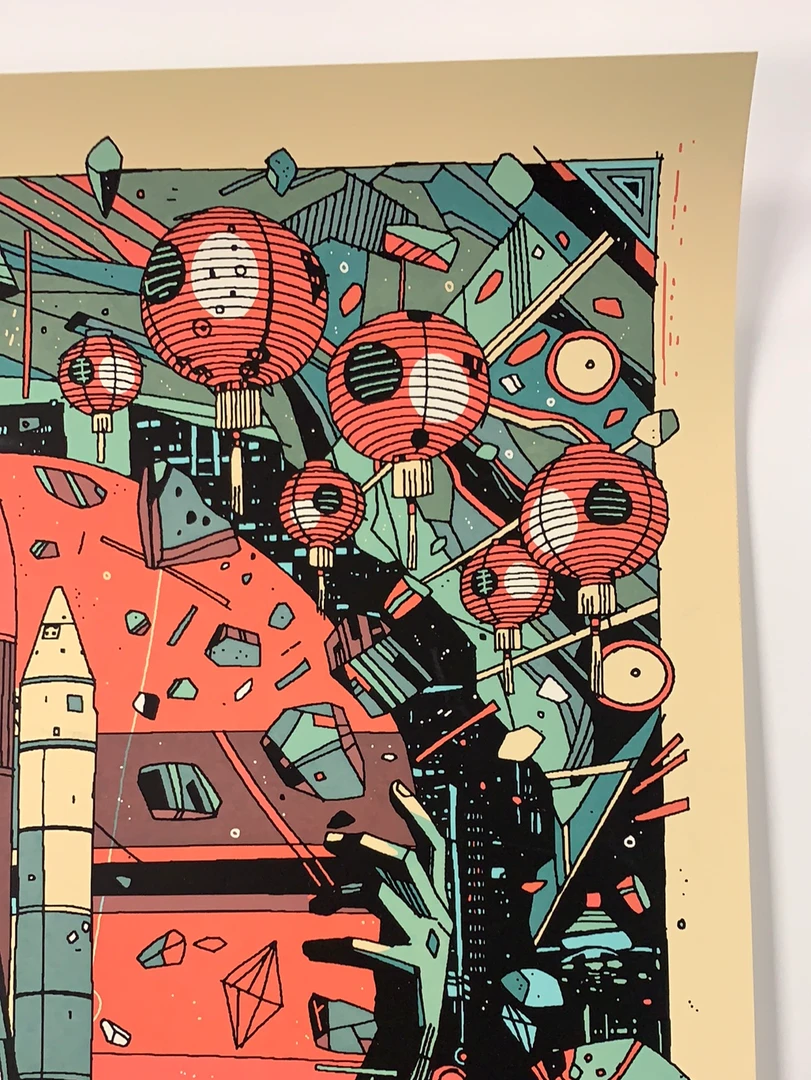 Imagine Dragons - 2018 Tyler Stout Poster Saratoga, Hartford, Syracuse