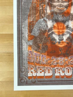 Sold Out Posters Colorado Yonder Mountain String Band - 2009 Poster Red Rocks Morrison, CO