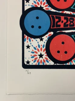 Colorado Cosmic Bowling League Yonder Mountain String Band - 2008 Tripp Poster Denver, CO