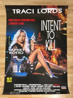 Sold Out Posters Intent To Kill - 1992 Video Promo Movie Poster Original Vintage Movie/TV Posters