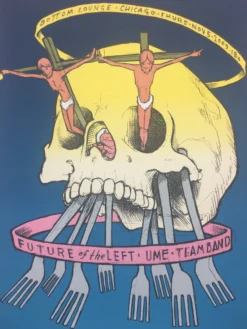 Future Of The Left - 2009 Jay Ryan Poster Chicago, IL Bottom Lounge