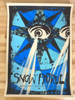Gig Posters Snow Patrol - 2007 Todd Slater Poster Austin, TX Stubb's