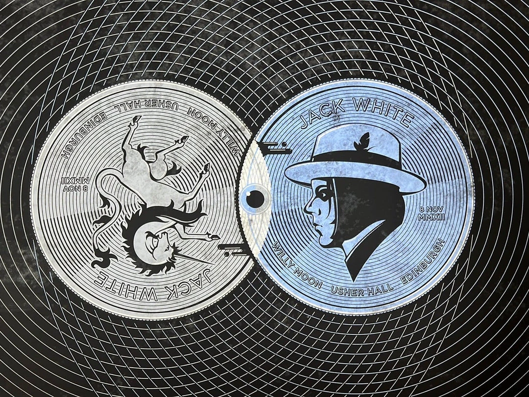 Gig Posters Jack White - 2012 DKNG Poster Usher Hall Edinburgh