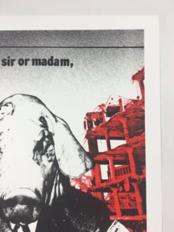 Big Business - 2009 Dan MacAdam Crosshair Poster Chicago, IL Bottom Lounge