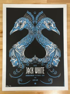 Jack White - 2012 Todd Slater Poster Sydney, Australia