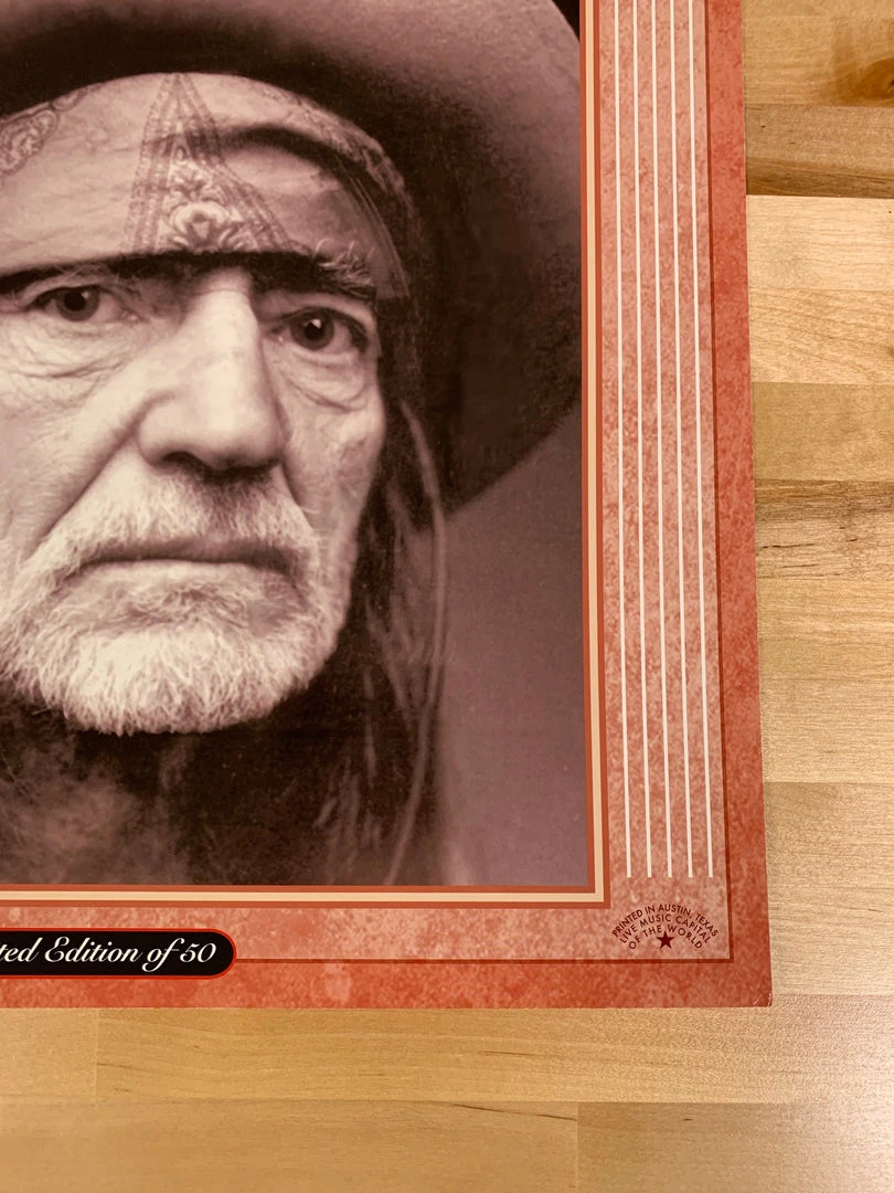 Willie Nelson - 2015 Franks Brothers Poster Nampa, Idaho