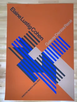 Elaine Lustig Cohen - 1976 Denise Rene Art Print Poster Original Vintage Art Prints