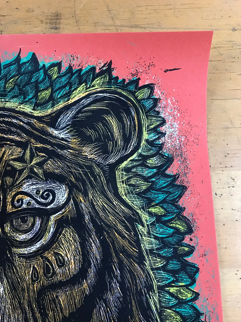 The Black Keys - 2014 Dan Grzeca Poster Chicago, IL United Center S/N