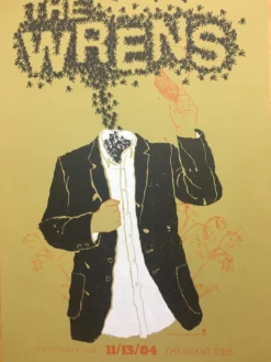 The Wrens - 2004 Methane Studios Poster Atlanta, GA Echo Lounge Gig Posters