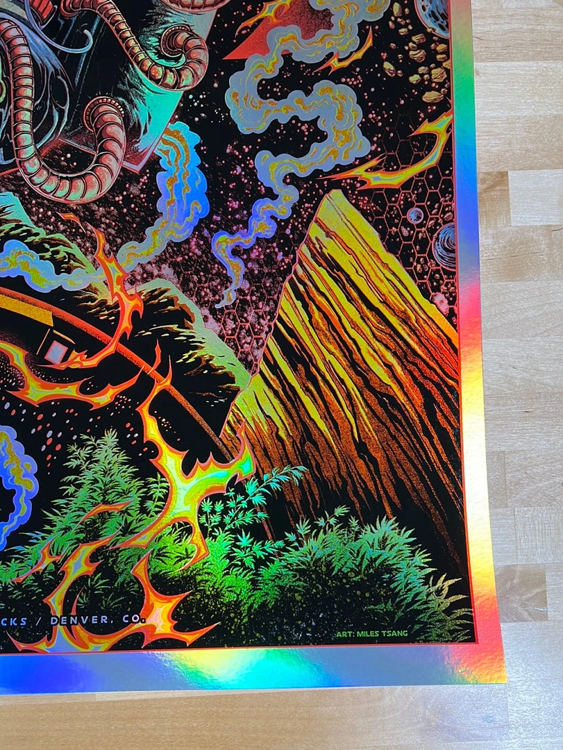 311 - 1996 Miles Tsang Poster Red Rocks Morrison, CO FOIL