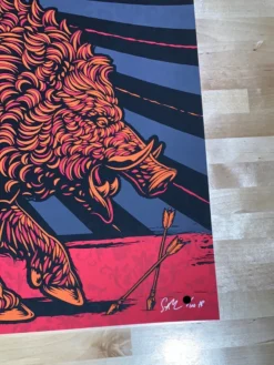 The Black Keys - 2019 Todd Slater Poster Houston, TX Toyota Center