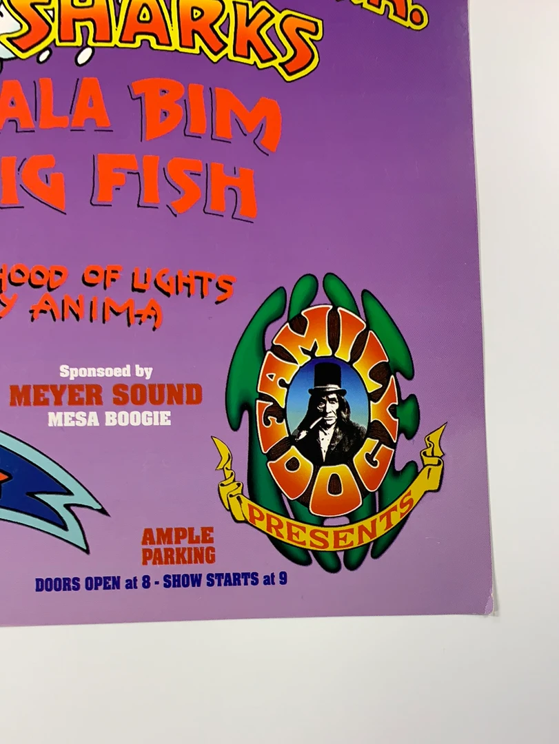 Gig Posters FD/ID 10 Second Sight - 1996 Jim Phillips Poster Maritime Hall San Fran 1st