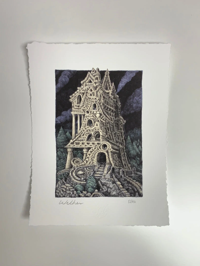 Art Prints The Portal House - 2021 David Welker Poster, Art Print