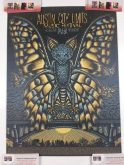 Austin City Limits Festival - 2017 Todd Slater Poster Zilker Park Austin, TX ACL