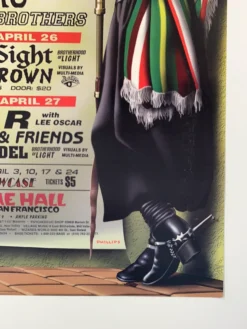 MHP XX Maritime Hall - 1996 Jim Phillips Poster April San Fran 1st Gig Posters