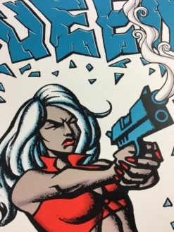 Queens Of The Stone Age - 2008 Justin Hampton Poster Regina, CAN Conexus Art Cen