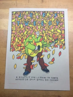 Jeff Tweedy - 2010 Jay Ryan Poster Chicago, IL Hotel S&S