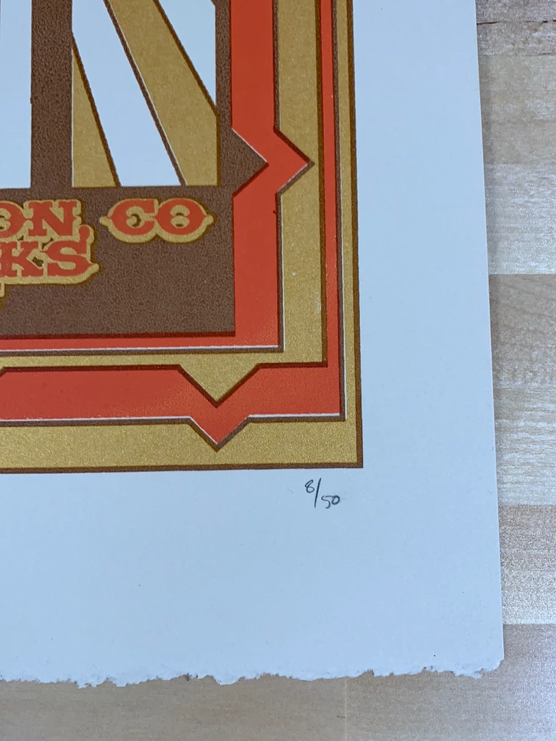 Yonder Mountain String Band - 2007 Tripp Poster Red Rocks Morrison, CO