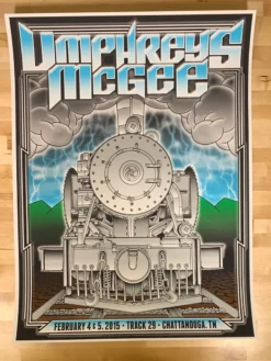 Umphrey's McGee - 2015 John Warner Poster Chattanooga, TN Gig Posters
