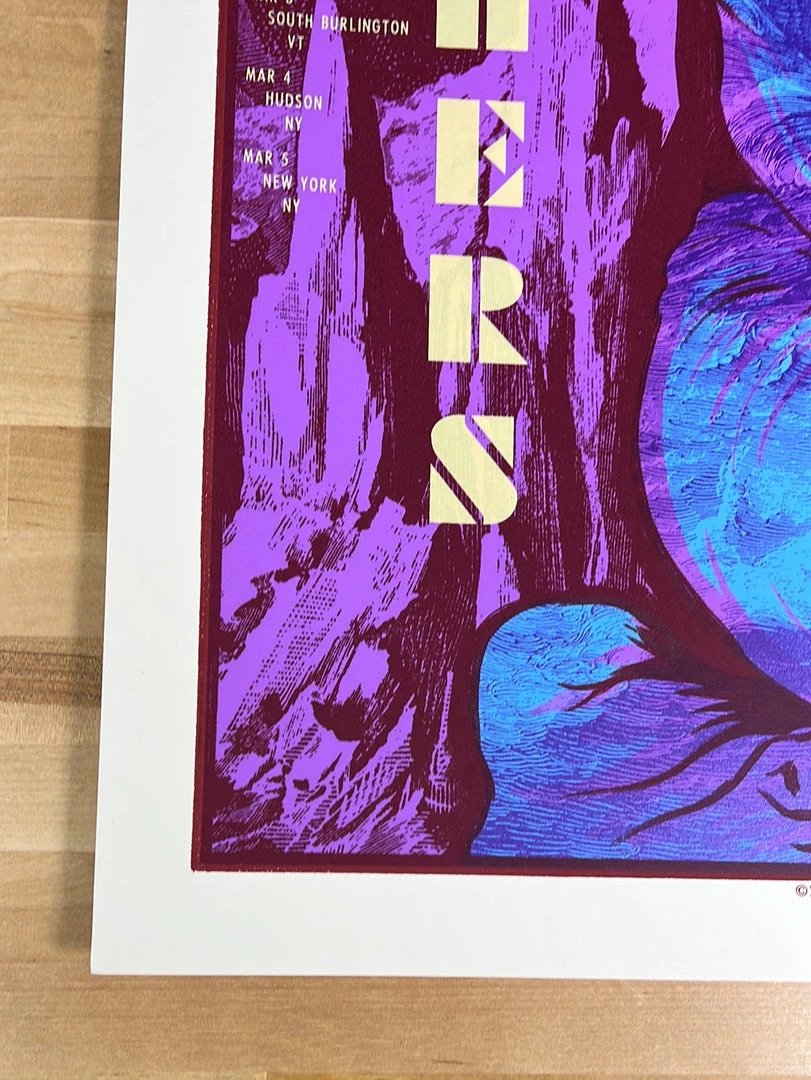 The Wood Brothers - 2016 Kyle Baker Poster Northeast Tour