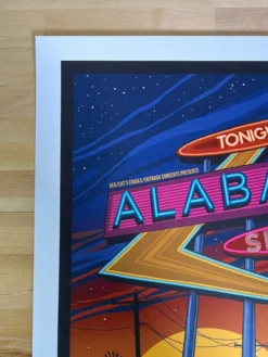 Gig Posters Alabama Shakes - 2015 Vance Kelly Poster Cary, NC Booth Amph