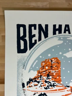 Ben Harper - 2021 Furturtle Show Prints Poster Red Rocks Morrison, CO