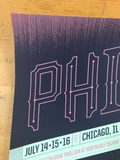 Phish - 2017 Delicious Design League Poster Chicago, IL Northerly Island