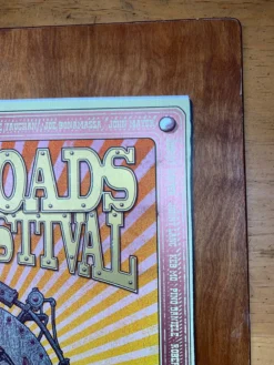 Crossroads Guitar Festival - 2010 Poster Birch Panel Wood Edition Ron Donovan Eric Clapton