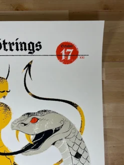 Billy Strings - 2021 Delicious Design League Poster Denver, CO 10/17 1st