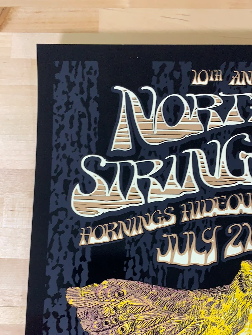 Gig Posters Northwest String Summit - 2011 Mike Distante Poster Plains, OR Horning's Hideout