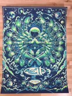 311 - 2022 Miles Tsang Poster Las Vegas, NV Grassroots Green