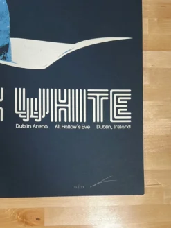 Gig Posters Jack White - 2012 Jay Shaw Poster Dublin, Ireland O2 Arena