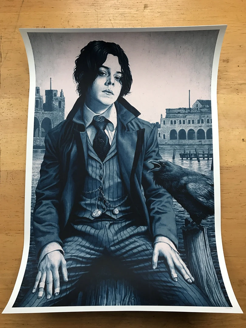 Art Prints Lazaret - 2017 Rory Kurtz Poster Jack White RSD Record Store Day