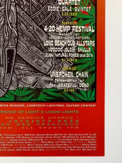 Gig Posters MHP 29 Herbie Hancock, Zero - 1997 Bella Poster Maritime Hall San Fran 1st