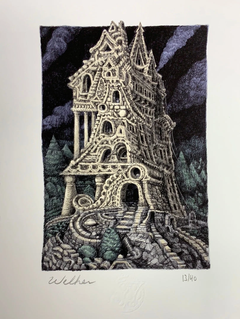 Art Prints The Portal House - 2021 David Welker Poster, Art Print