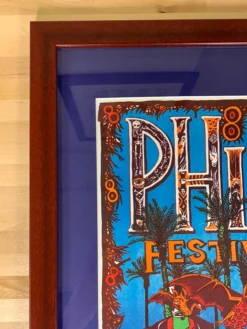 Phish - 2009 Jim Pollock Poster Indio, CA Festival 8, Framed Empire Polo Club