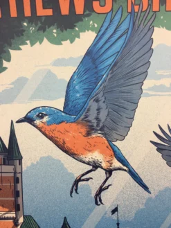 Dave Matthews Band - 2018 Matt Fleming Poster Quebec City, CAN Quebec City Summe