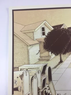 Ben Folds - 2015 Justin Santora Poster Chicago, IL Park West