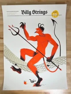 Colorado Billy Strings - 2021 Delicious Design League Poster Denver, CO 10/16 1st
