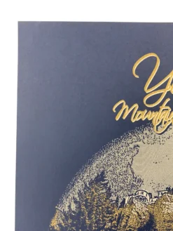 Colorado Yonder Mountain String Band - 2010 Brian Langeliers Poster Telluride, CO