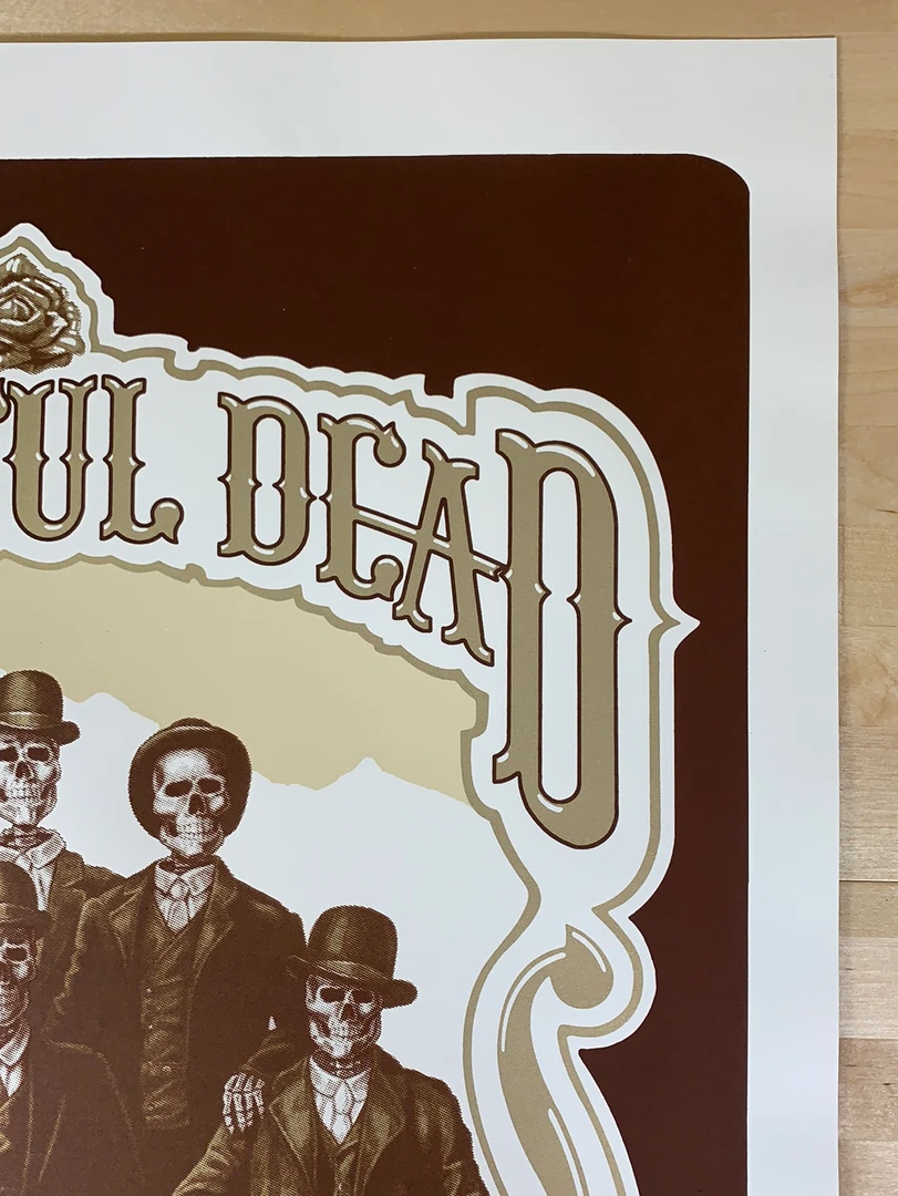 Grateful Dead - 1987/2007 Steve Johannsen Poster X/400 RP-3 Edition, CO