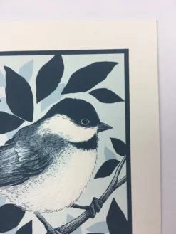 Black Capped Chickadee (Poecile Atricapillus) - 2015 Justin Santora Poster Art P
