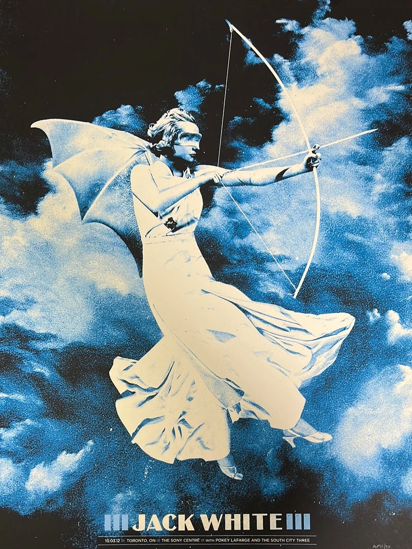 Jack White - 2012 The Silent Giants Toronto, ON, Canada N1 Gig Posters