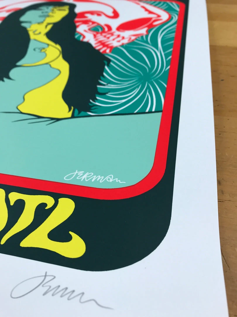 Umphrey's McGee - 2017 Jermaine Rogers Poster Atlanta, Chastain Park Amphitheatr Gig Posters