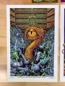 Stoned Wars - 2021 EMEK Poster Mini Print Series IIII Set Art Prints