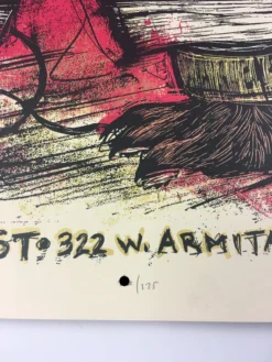 Nathaniel Rateliff And The Night Sweats - 2015 Dan Grzeca Poster Chicago, IL Par