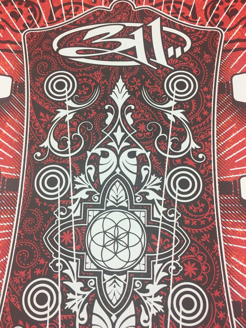 311 - 2017 Derek Hatfield Poster Nashville, TN Marathon Music Works