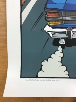 Pearl Jam - 2006 Daymon Greulich Poster Perth, AUS Subiaco Oval